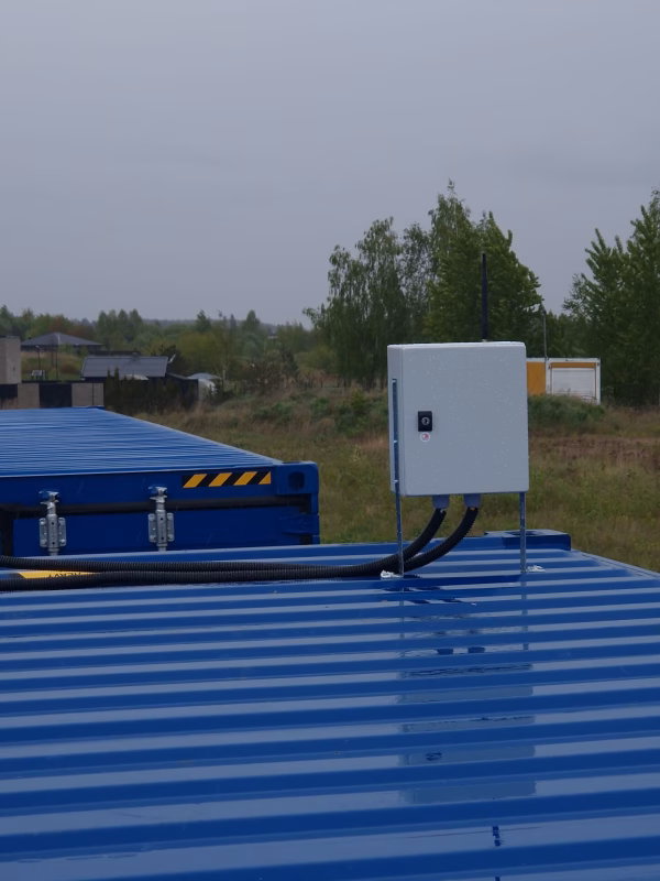 Electronic enclosure housing Allockate self-service access controller for self-storage